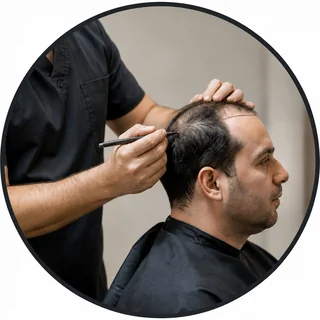 Planung der Haarlinie durch den Facharzt