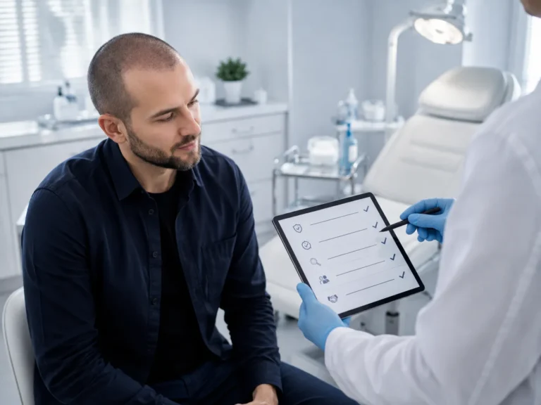 Klinikwahl für die Haartransplantation – Beratung mit Checkliste beim Facharzt