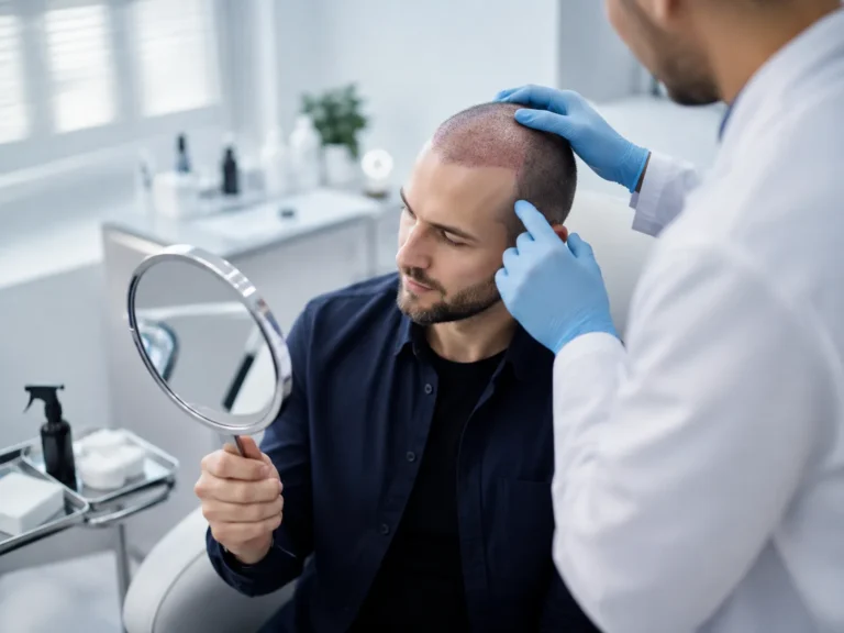 Nachsorge nach der Haartransplantation – Kontrolltermin in der Praxisklinik