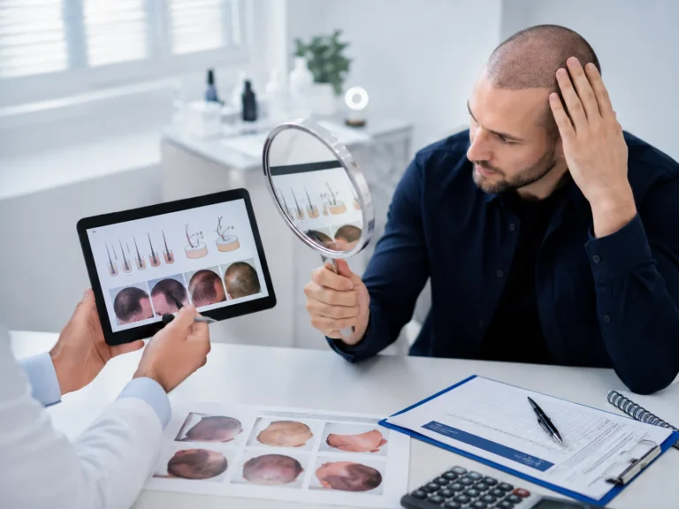 Haartransplantation – Methoden und Haarausfall-Stadien im Überblick